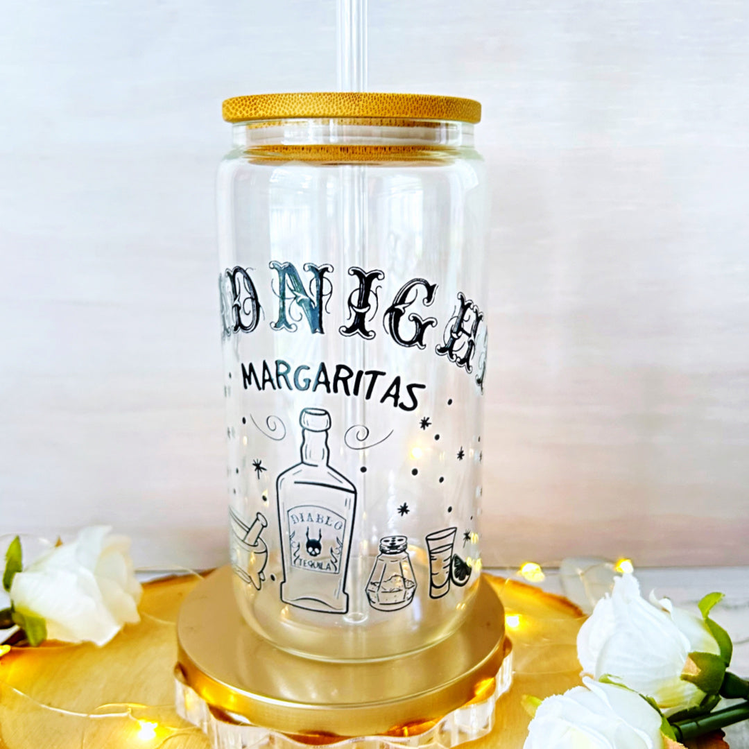 16 oz Libbey Glass Cup - Midnight Margaritas