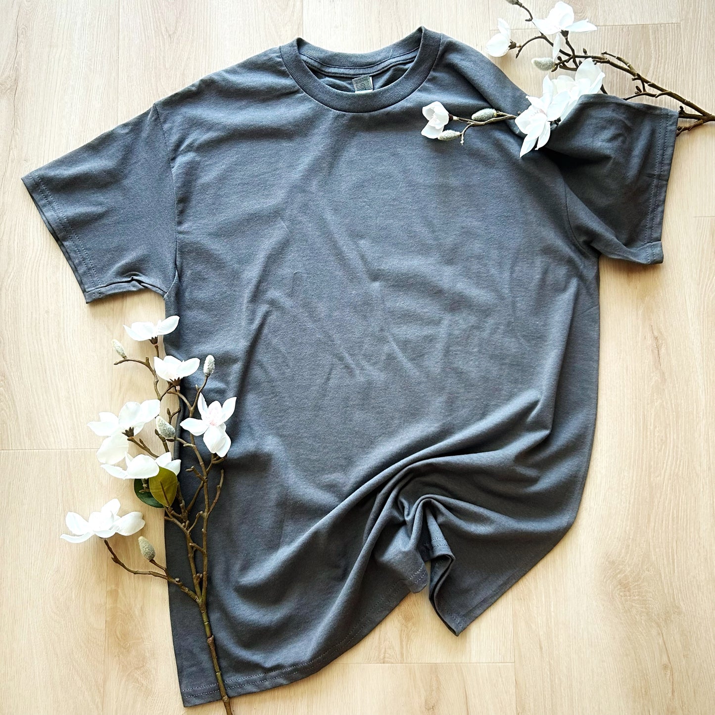 Halloween Shirt - Cute Ghost with Pink Pumpkin & Flower