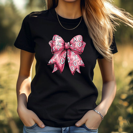 Valentine's Day Shirt - XOXO Croquette Bow